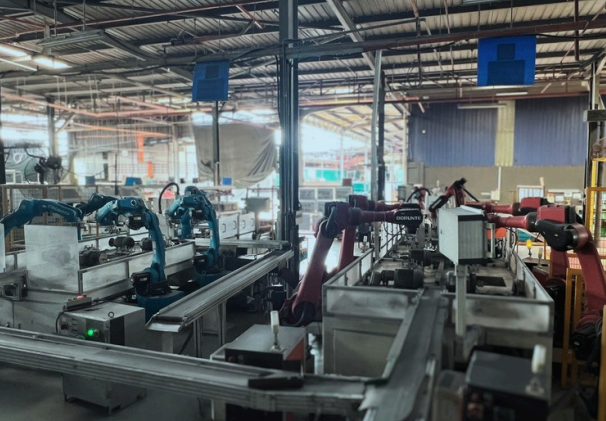 Robotic production line